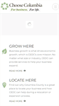 Mobile Screenshot of columbiaedc.com